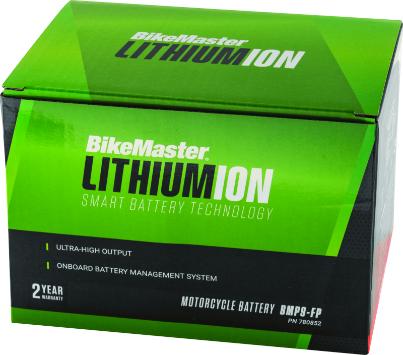 BikeMaster Lithium Ion 2.0 Battery BMP9-FP 780852