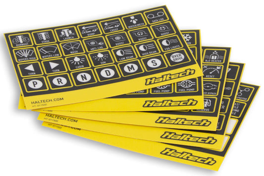 797 Performance, LLC Haltech CAN Keypad Label Set