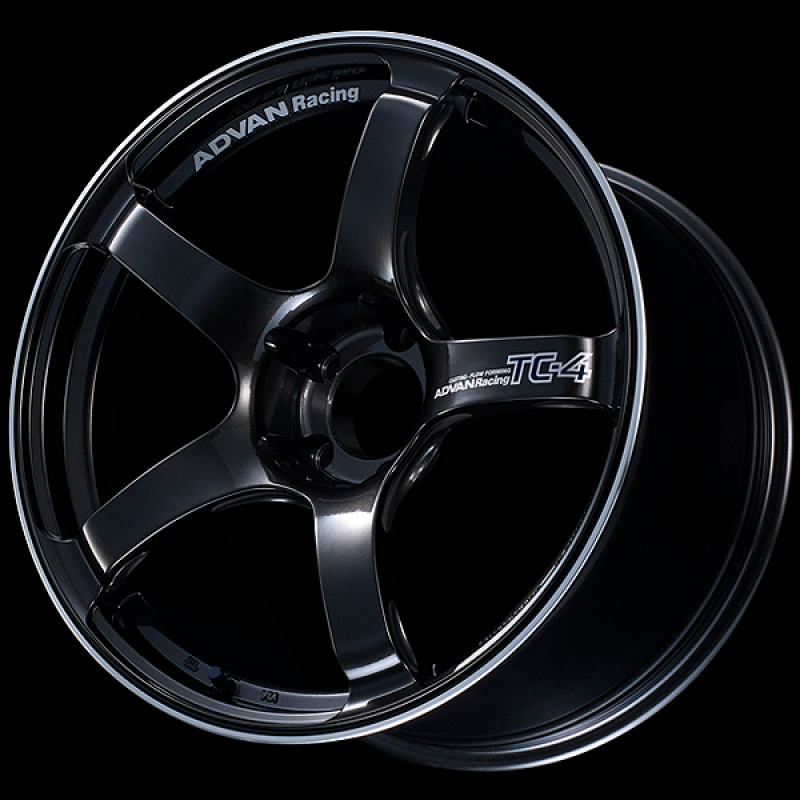 Advan TC4 17x6.5 / +40 Offset / 4x100 / 63mm Bore / Black Gunmetallic and Ring YAD7D40ABGR