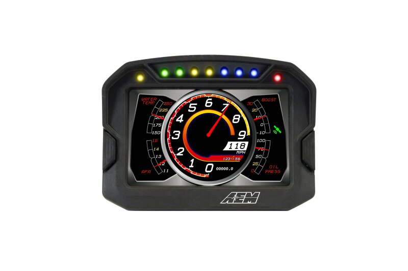 AEM CD-5G Carbon Digital Dash Display w/ Interal 10Hz GPS & Antenna