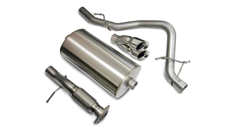 Corsa Performance 07-08 Chevrolet Tahoe 5.3L V8 Polished Sport Cat-Back Exhaust