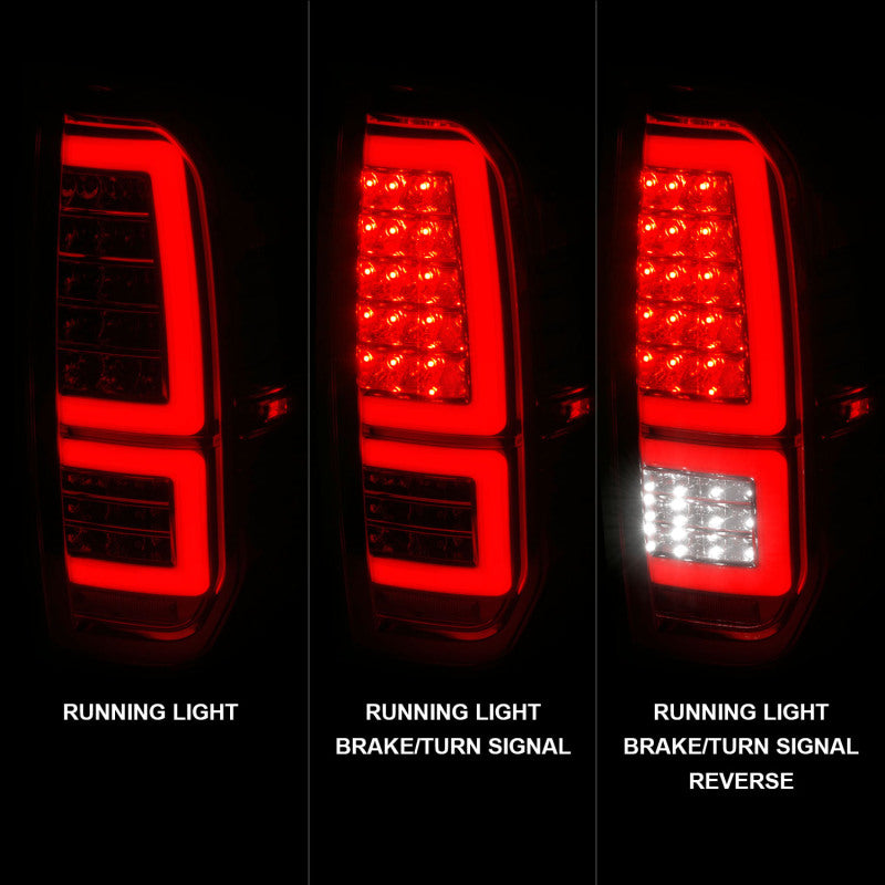 FR SPORT ANZO 2014-2021 Toyota Tundra LED Taillights Chrome Housing/Clear Lens 311438 - View 9