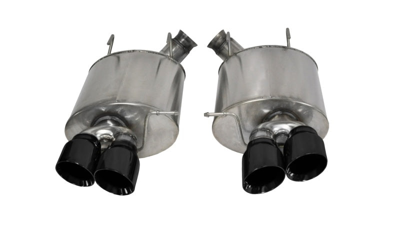 FR SPORT Corsa Performance 13-13 Ford Mustang Shelby GT500 5.8L V8 Black Sport Axle-Back Exhaust