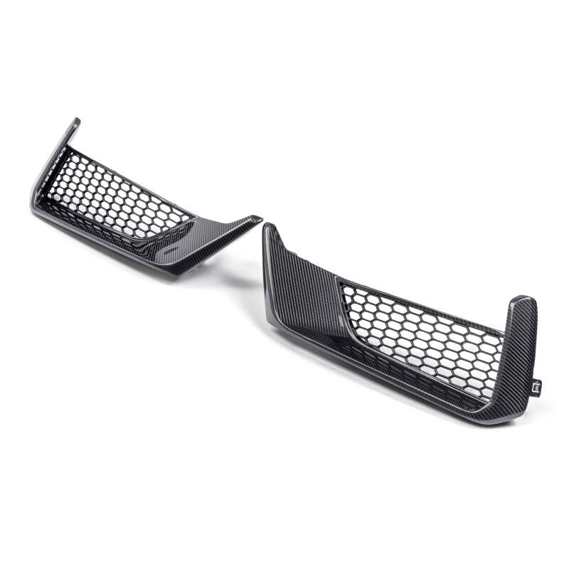 Anderson Composites 2024 Ford Mustang Dark Horse Carbon Fiber Front Bumper Inserts AC-FBI24FDMUDH