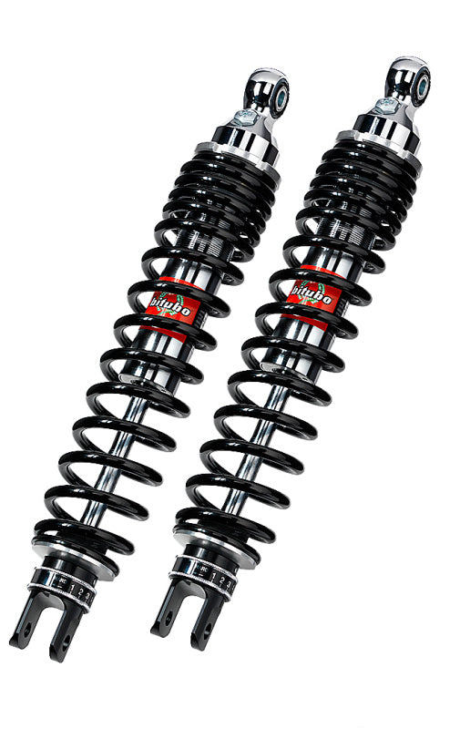 Bitubo Suspension Bitubo WGE0 Twinshocks Adjustable: Spring Preload, Rebound, Black Spring H0111WGE02