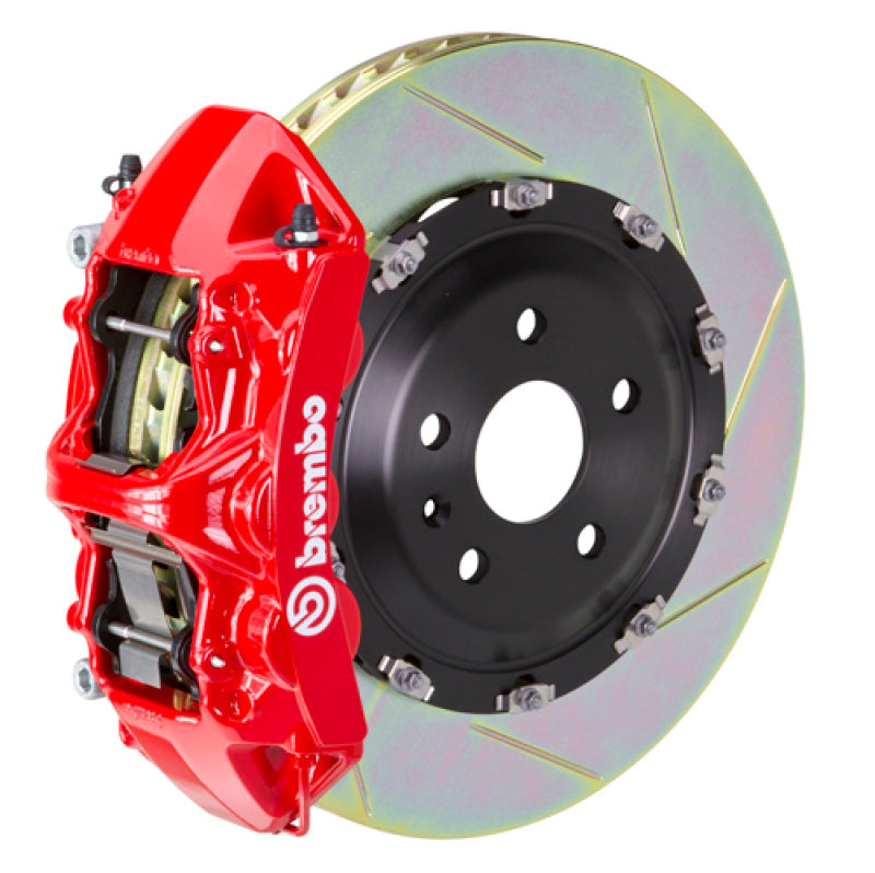 Brembo 25+ BMW X3 30 xDrive (G45) Front GT BBK 6 Piston Cast 380x34 2pc Rotor Slotted Type-1 - Red 1N2.9093A2