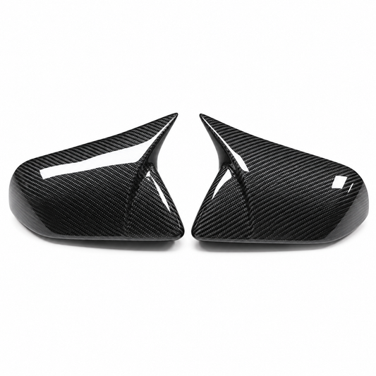 M Style Carbon Fiber Mirror Caps for Ford Mustang