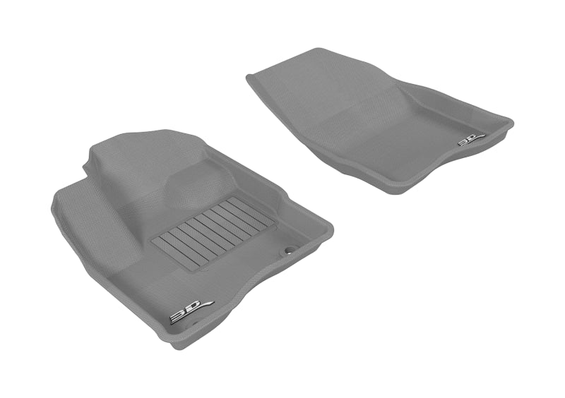 3D MAXpider 2010-2019 Ford Taurus Kagu 1st Row Floormat - Gray L1FR01811501