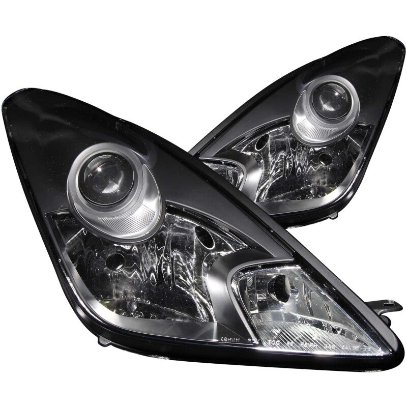 Anzo 2000-2005 Toyota Celica Crystal Headlights Black