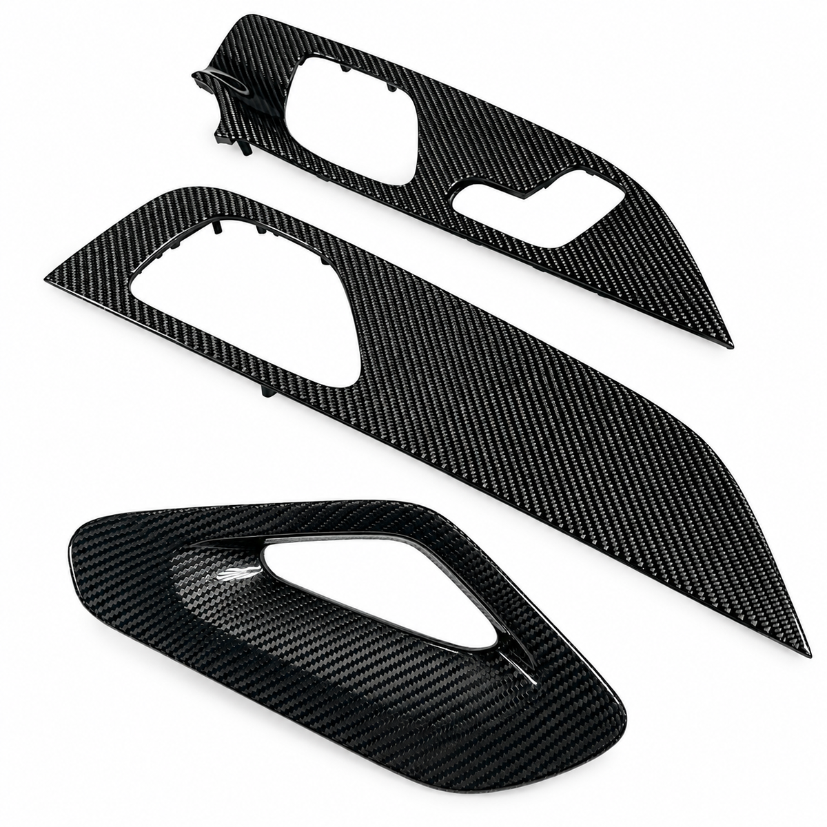 Prepreg Carbon Fiber Interior Trim Kit for Mercedes Benz W167 X167 GLE Coupe SUV