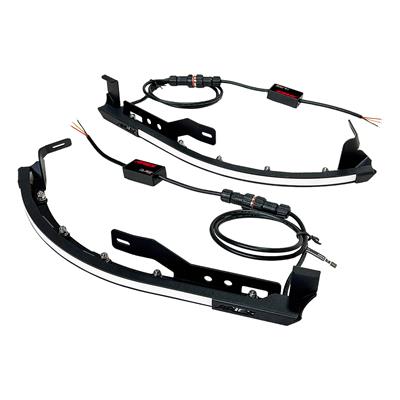 ARIES Automotive Auxiliary Light, LED Fender Flare, Strip Style, Clear/Amber, Jeep, Each - 1500230