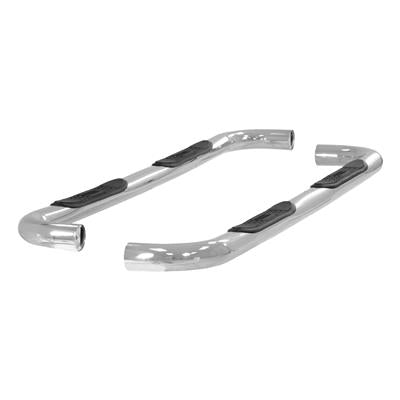 ARIES Automotive Step Bars, 3 in. Diameter, Stainless Steel, Polished, Chevy, GMC, Pair - 2040012
