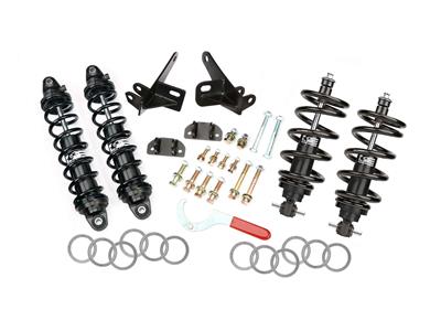 Aldan American Coilover Kit, Nighthawk Series, Front/Rear, Single Adjustable, Black, 450 lbs./in. - 7000186