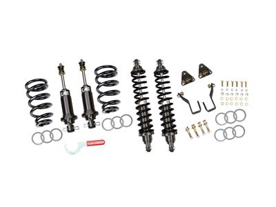 Aldan American Coilover Kit, Nighthawk Series, Front/Rear, Single Adjustable, Black Anodized, 700 - 7000190