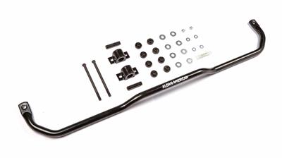Aldan American Sway Bar, Front, Hollow, 1 1/8 in. Tubular, OE-Style Fit, Fixed, Black Powdercoated - 7000537