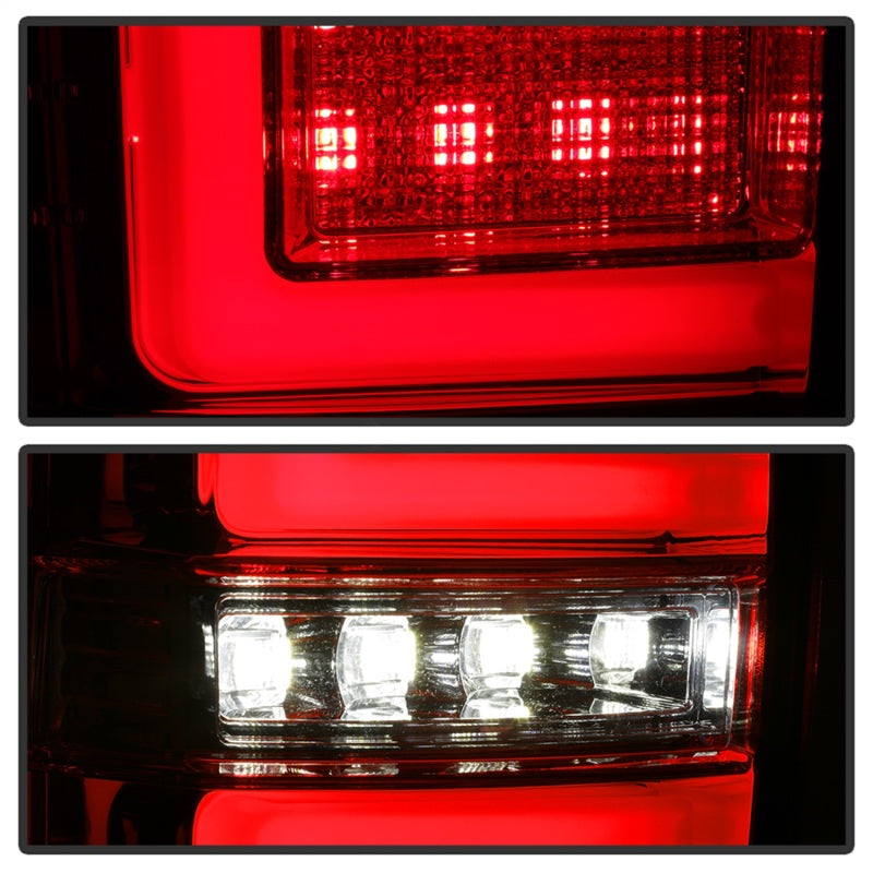 Spyder 16-17 Toyota Tacoma LED Tail Lights - Red Clear (ALT-YD-TT16-LED-RC) 5085757