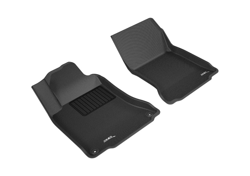 3D MAXpider 2015-2019 Mercedes-Benz CLA-Class/GLA-Class X177/X156 Kagu 1st Row Floormat - Black L1MB04111509
