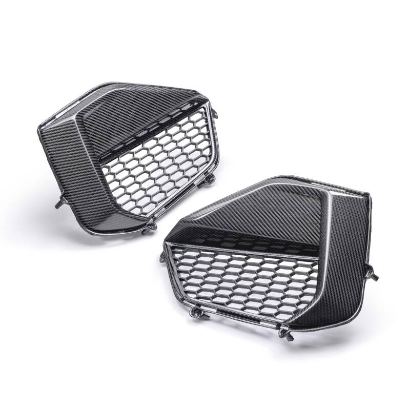 Anderson Composites 2024 Ford Mustang GT Carbon Fiber Front Bumper Inserts AC-FBI24FDMUGT