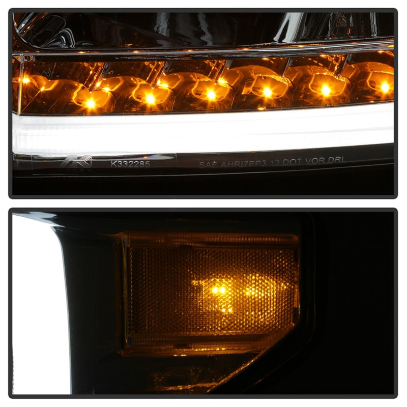 FR SPORT SPYDER xTune 14-17 Toyota Tundra DRL LED Light Bar Projector Headlights - Chrome...