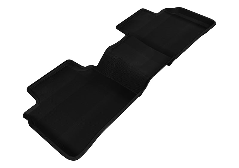 3D MAXpider 2013-2018 Nissan Altima Sedan Kagu 2nd Row Floormats - Black L1NS05721509
