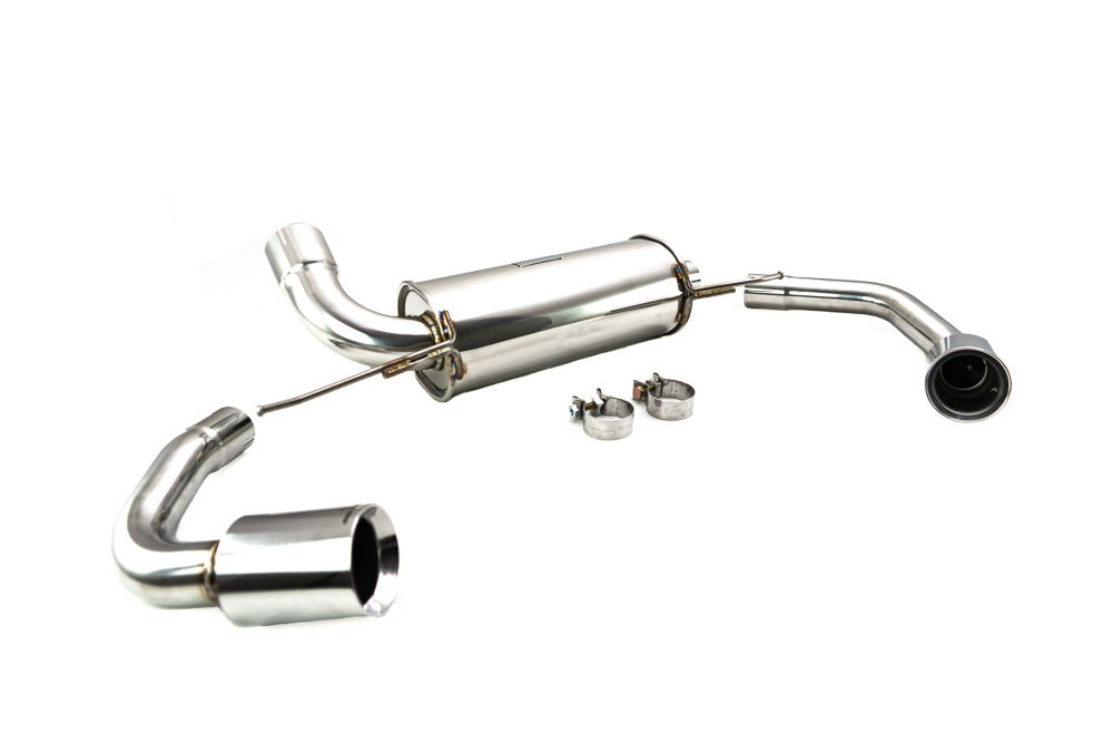 FR SPORT Megan Racing Supremo Axle Back Exhaust System for 2019 BMW 3-Series G20 RWD - T304...