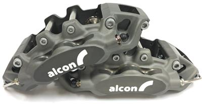 Alcon Brakes Disc Brake Kit, Front, Rear, Nickel Plated Calipers, Race Pads, Chevrolet Corvette, C5 - S0005