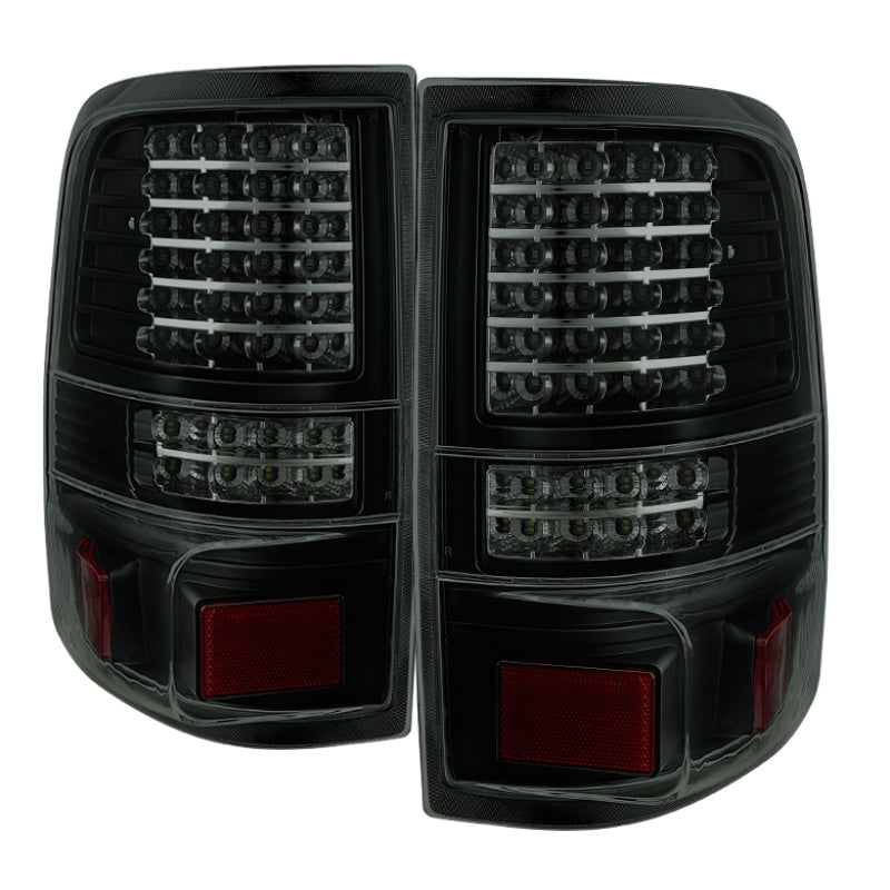 FR SPORT SPYDER Xtune Ford F150 Styleside 04-08 LED Tail Lights Black Smoked...