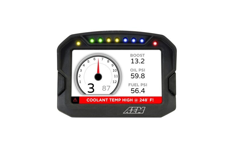 AEM CD-5G Carbon Digital Dash Display w/ Interal 10Hz GPS & Antenna