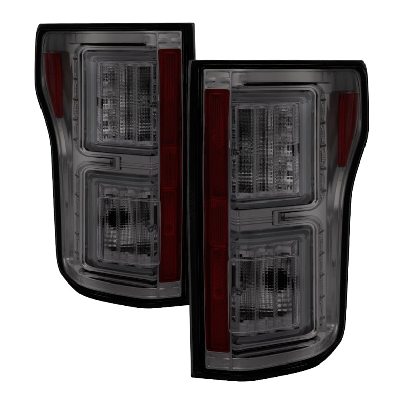 FR SPORT SPYDER Ford F150 2015-2017 Light Bar LED Tail Lights - Smoke ALT-YD-FF15015-LBLED-SM...