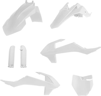 Acerbis Powersports Plastic Kits, Acerbis Full Plastic Kits, Plastic, White, KTM, Sold as a Kit - 2791546811