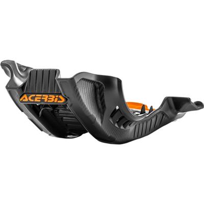 Acerbis Skid Plates, Acerbis Off-Road Skid Plates, Polypropylene, Black, Orange, Husqvarna, KTM - 2736375229
