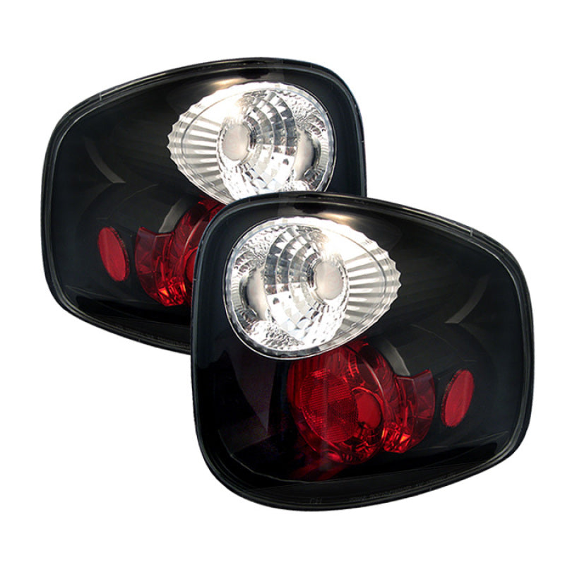 FR SPORT Spyder Ford F150 Flareside 97-03 Euro Style Tail Lights Black ALT-YD-FF15097FS-BK 5003379