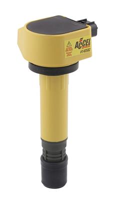 Accel Ignition Coil, Super, Coil Pack Style, Female/Socket, Epoxy, Round, Yellow, for use on - 140582