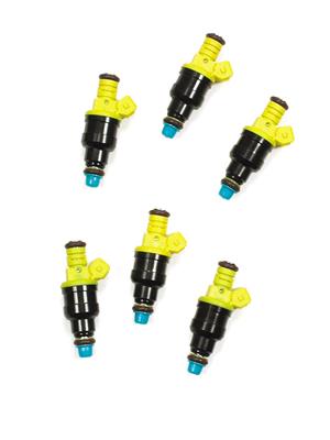 Accel Fuel Injectors, 15 lbs./hr., 14.4 Ohms Impedance, 12 V, Ford, GM, Mazda, Mercury, Set of 6 - 150615