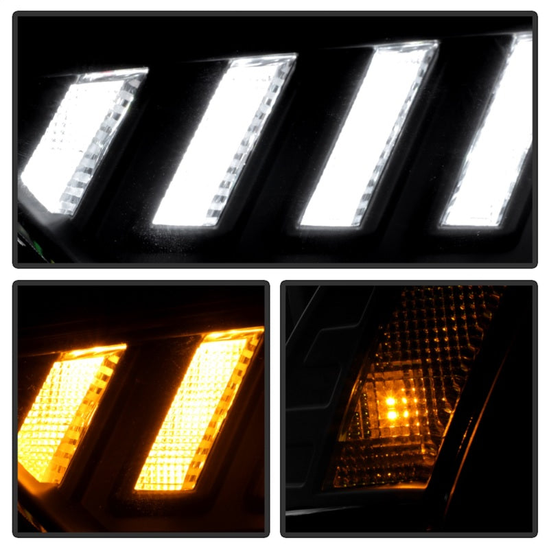 Spyder 13-16 Audi A4/S4 Halogen Model Only Projector Headlights - Black PRO-YD-AA413HALSI-BK 5088321