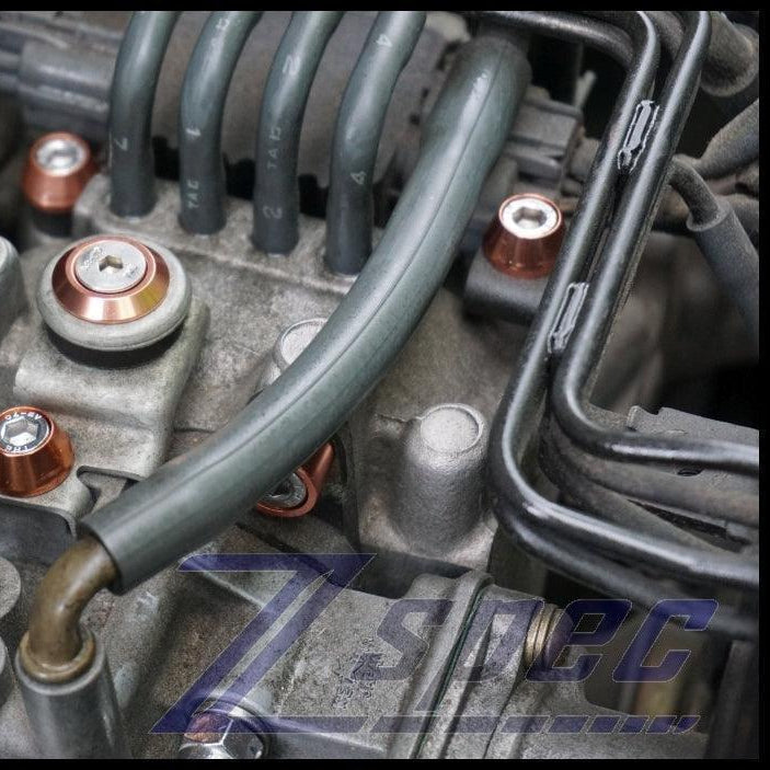 ZSPEC Stage-2 Dress Up Bolts® Fastener Kit for '90-05 Acura NSX, Stainless & Billet