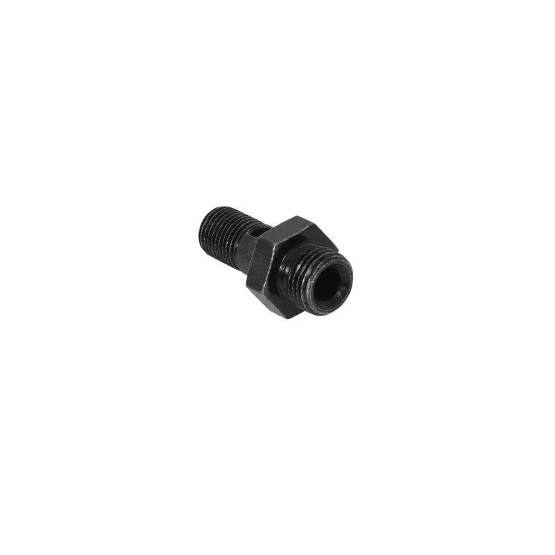 AEM High Volume Fuel Rail Banjo Fitting w/ Hole - Male -6AN ORB thread (9/16in -18)