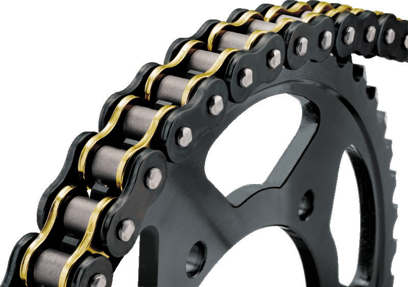 BikeMaster 525x150 BMXR X-Ring Chain - Black/Gold 197358