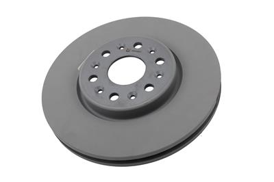 ACDelco Brake Rotors, GM Genuine Parts Disc Brake Rotors, Solid Surface, Iron, Black E-Coat, Front - 13546862