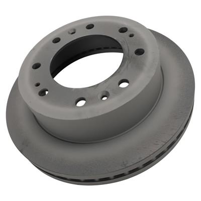 ACDelco Brake Rotor, Cast iron, Natural, Solid Face, Cadillac, Chevrolet, GMC, Front, Each - 13553630