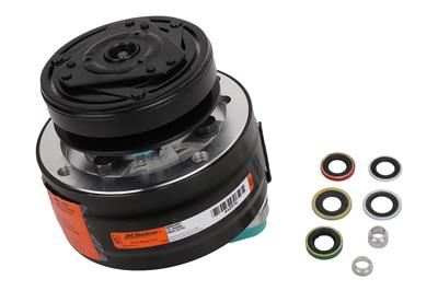 ACDelco Air Conditioning Compressor, R4 Type, Steel, Black, V-belt Pulley, 1-groove, Buick - 1520206