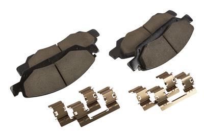 ACDelco Brake Pads, OE Replacement, Semi-Metallic, Hardware Included, Cadillac, Chevy, GMC, Front - 1711243