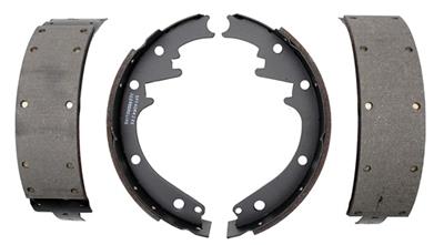 ACDelco Drum Brake Shoes, Organic, Bonded, Front, Chevrolet, Set - 17227B