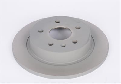 ACDelco Disc Brake Rotor, Rear, Solid Surface, Cast Iron, Black E-Coat, Buick, Chevrolet, Each - 1771076