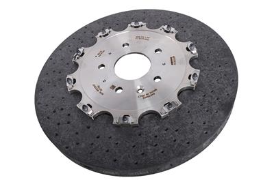 ACDelco Brake Rotors, GM OE, Ceramic, Cross-Drilled Surface, Vented, Natural, 15.28 in. Diameter - 1771250