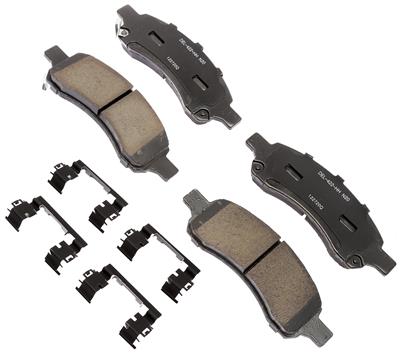 ACDelco Brake Pads, Gold Ceramic, Front, Buick, Chevrolet, GMC, Isuzu, Saab, Set - 17D1169CHF1