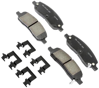 ACDelco Brake Pads, Gold Ceramic, Rear, Buick, Cadillac, Set - 17D1172CHF1