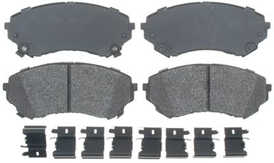ACDelco Brake Pads, Professional Semi-Metallic, Hardware Included, Cadillac, Front, Set - 17D1331MH