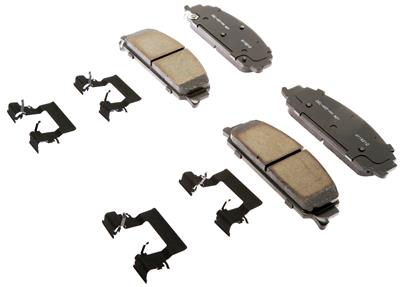 ACDelco Brake Pads, Gold Ceramic, Front, Chevrolet, Pontiac, Set - 17D1351CHF1