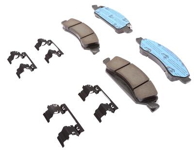ACDelco Brake Pads, Professional Ceramic, Front, Cadillac, Chevrolet, GMC, Set - 17D1367CHF1